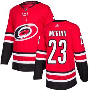 Kinder Carolina Hurricanes Eishockey Trikot Brock McGinn #23 Authentic Rot Heim